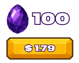 100 Gems - $1.79